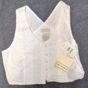 Arizona Jean Co Small White Tank Top